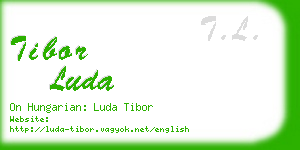 tibor luda business card